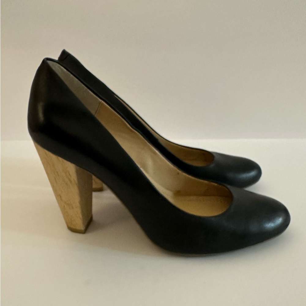 Calvin Klein Jeans Black Leather Pumps